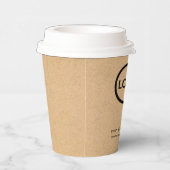 ビジネスロゴスタイリッシュモダンプロフェッショナル 紙コップ (右)