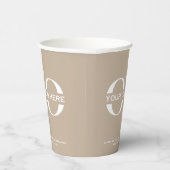 ビジネスロゴスタイリッシュモダンプロフェッショナル 紙コップ (右)