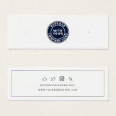 ビジネスロゴスタッドイヤリングディスプレイカード (正面&裏面)