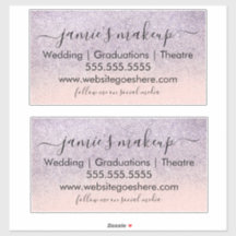 ビジネスロゴソーシャルメディアの美しさFaux Glitter