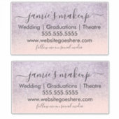 ビジネスロゴソーシャルメディアの美しさFaux Glitter シール (正面)