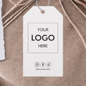 ビジネスロゴソーシャルメディアプロフェッショナルギフトラベル ギフトタグ