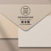 ビジネスロゴソーシャルメディア セルフインキングスタンプ