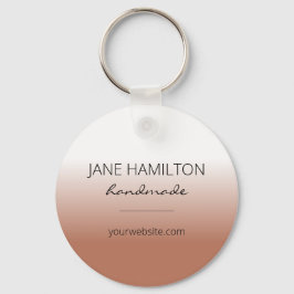 ビジネスロゴテラコッタシンプルキーチェーン キーホルダー