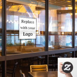 ビジネスロゴテンプレートウィンドウのリンク記号 ウィンドウサイン