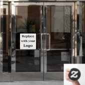 ビジネスロゴテンプレートウィンドウのリンク記号 ウィンドウサイン (オフィスドア)