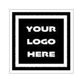 ビジネスロゴテンプレートラバーインクスタンプ色 ラバースタンプ (インプリント)