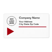 ビジネスロゴテンプレート出荷ラベル ラベル (正面)