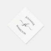 ビジネスロゴテンプレート紙 スタンダードカクテルナプキン (角)