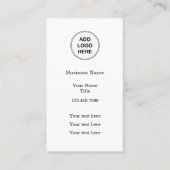 ビジネスロゴテンプレート縦書き名刺 名刺 (正面)