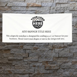 ビジネスロゴテンプレート 横断幕