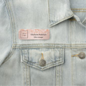 ビジネスロゴバラ金ゴールド従業員 名札 (インサイチュ)