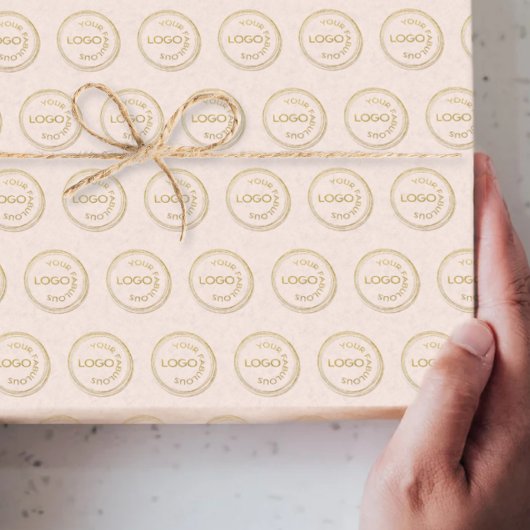 ビジネスロゴパターンプロフェッショナル(ピンク) 薄葉紙