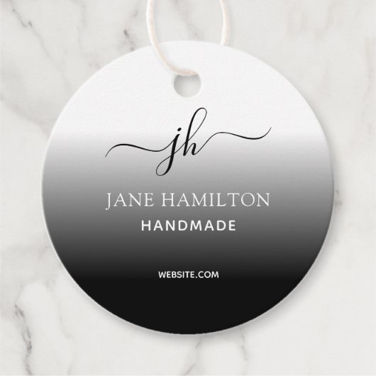 ビジネスロゴパーソナライズされた製品ラベル フェイバータグ (正面)