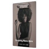 ビジネスロゴフォト会社のプロモーション企業の クリップボード (左)