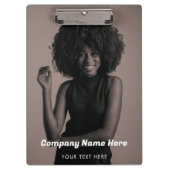 ビジネスロゴフォト会社のプロモーション企業の クリップボード (正面)