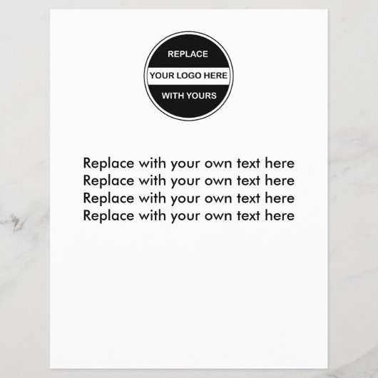 ビジネスロゴフライヤーテンプレート チラシ (正面)