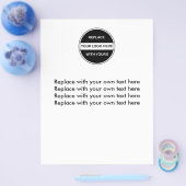 ビジネスロゴフライヤーテンプレート チラシ (シングル)