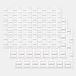 ビジネスロゴブランディングプロフェッショナルエレガントシンプル ラッピングペーパーシート