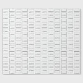 ビジネスロゴブランディングプロフェッショナルエレガントシンプル ラッピングペーパー (フラット)