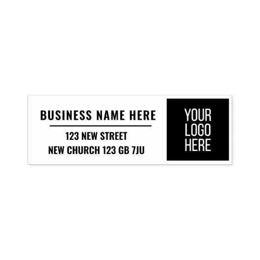 ビジネスロゴブランディング会社名営業ブランディング セルフインキングスタンプ (デザイン)