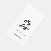 ビジネスロゴブランドの色文字署名 (コーナー)