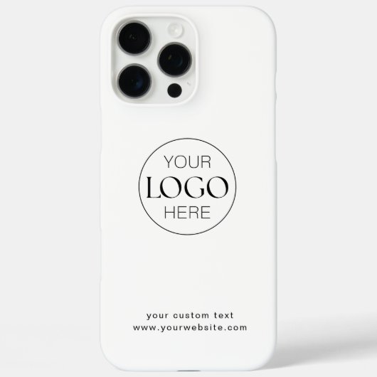 ビジネスロゴブランドモダンシンプル Case-Mate iPhoneケース (裏面)