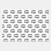 ビジネスロゴブランド ラッピングペーパーシート (正面3)