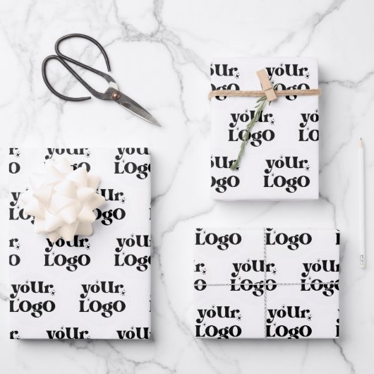 ビジネスロゴブランド ラッピングペーパーシート (正面)