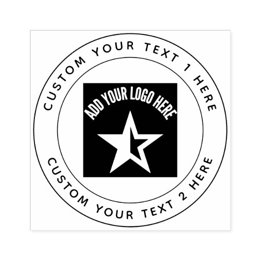 ビジネスロゴプロフェッショナルカスタムゴム印 ラバースタンプ (インプリント)