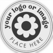 ビジネスロゴプロフェッショナルブランドウォーターボトル シール (正面)