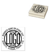 ビジネスロゴプロフェッショナルモダンラウンド企業の ラバースタンプ (押印)