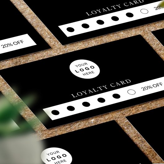 ビジネスロゴプロフェッショナル会社パンチ ロイヤリティカード