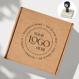 ビジネスロゴプロモーションカスタム文字モダンラウンド ラバースタンプ