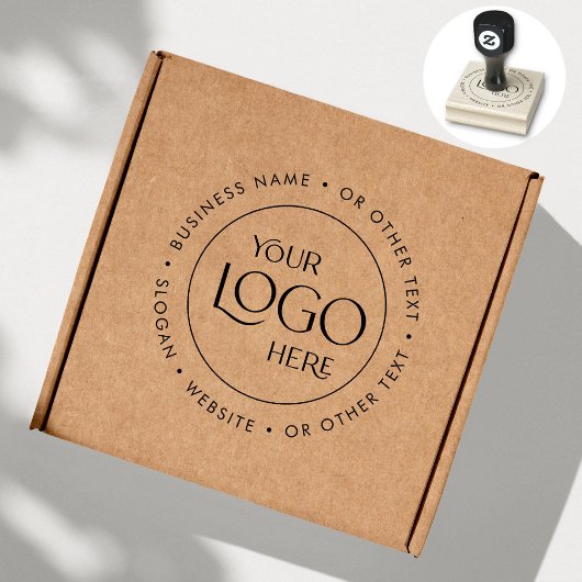 ビジネスロゴプロモーションカスタム文字モダンラウンド ラバースタンプ