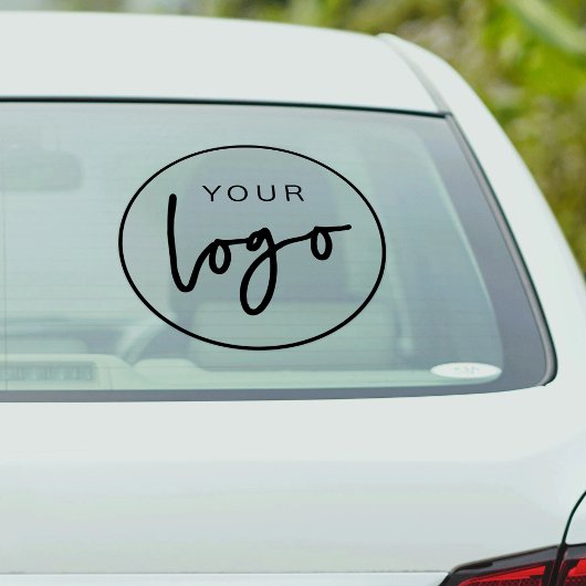 ビジネスロゴプロモーションシンプル車のバンパーウィンドウ シール