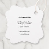 ビジネスロゴプロモーション会社ありがとうございます フェイバータグ (裏面)