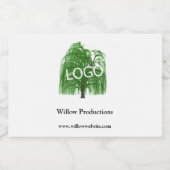 ビジネスロゴプロモーション会社ミニ リキュールボトルラベル (シングルラベル)