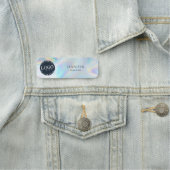 ビジネスロゴホログラフィックプロフェッショナル社員 名札 (インサイチュ)