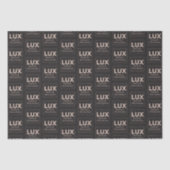 ビジネスロゴミニマリストブラックオールオーバープリント 薄葉紙 (正面)