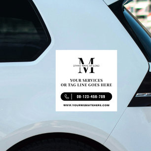 ビジネスロゴミニマリストプロモーションカーバンパー シール