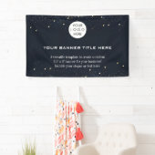 ビジネスロゴミニマリストモダンプロフェッショナルブラック 横断幕 (インサイチュ)