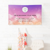 ビジネスロゴミニマリストモダンプロフェッショナル赤面 横断幕 (インサイチュ)