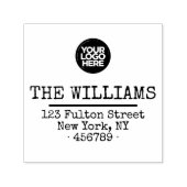 ビジネスロゴミニマルタイプライター セルフインキングスタンプ (デザイン)