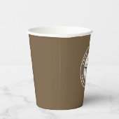 ビジネスロゴミニマルビジネス企業の 紙コップ (右)