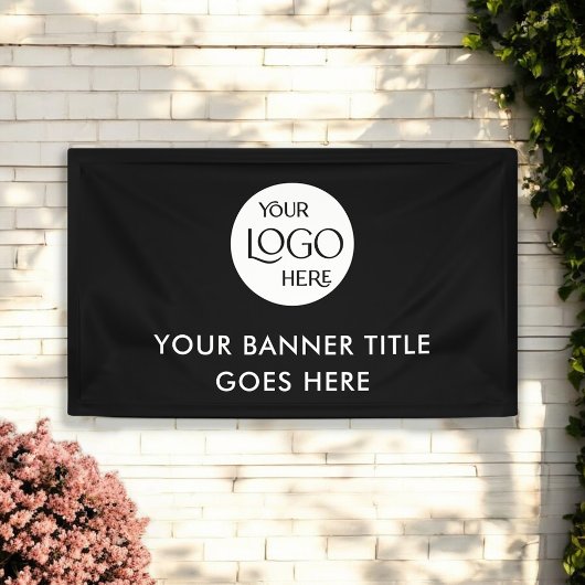 ビジネスロゴミニマルプロフェッショナル広告ズ 横断幕