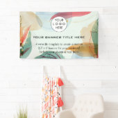 ビジネスロゴミニマルモダンプロフェッショナル海軍 横断幕 (インサイチュ)