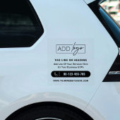 ビジネスロゴモダンのシンプル販売促進ウィンドウ シール