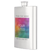 ビジネスロゴモダンエレガント最高の フラスク (左)