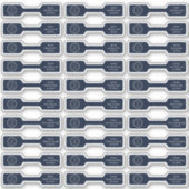 ビジネスロゴモダンネイビーブルージュエリーフォルドバー シール (正面)